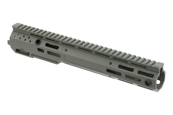 13" LDR.A Partial ARCA AR-15 Handguard has an Ano+ ranger green finish